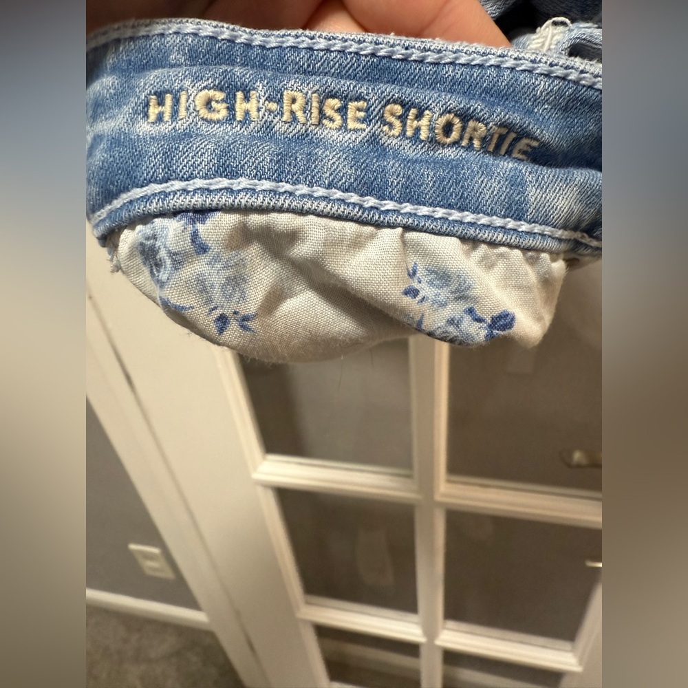 AE Ne(x)t Level High-Waisted Denim Short Short - Picture 9 of 15